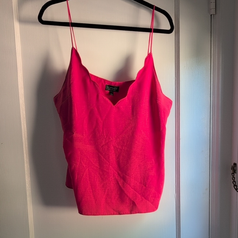 Topshop Vibrant Pink Camisole